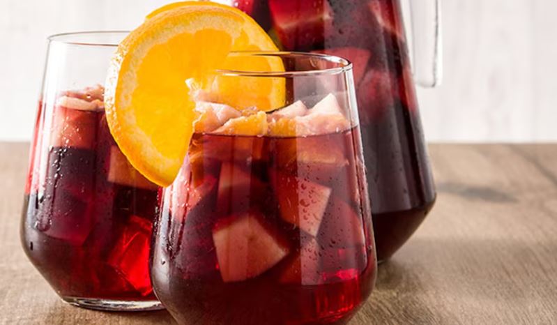 SANGRIA. TIPOS DE BEBIDAS ALCOHOLICAS