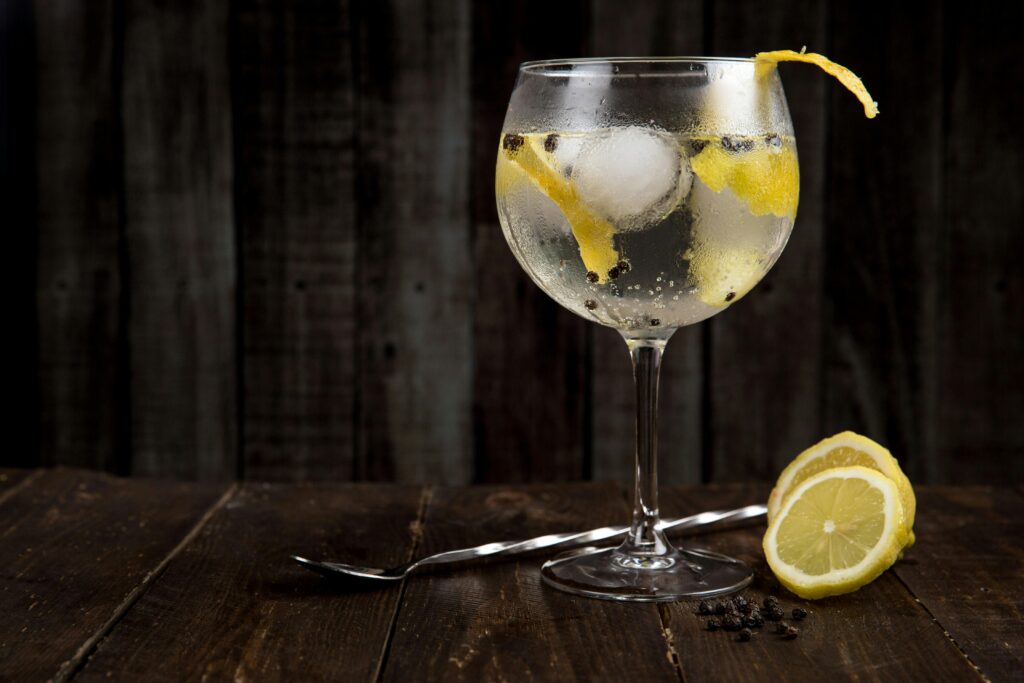 gin. tipos de bebidas alcoholicas